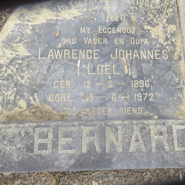 BERNARD Lawrence Johannes 1896-1972