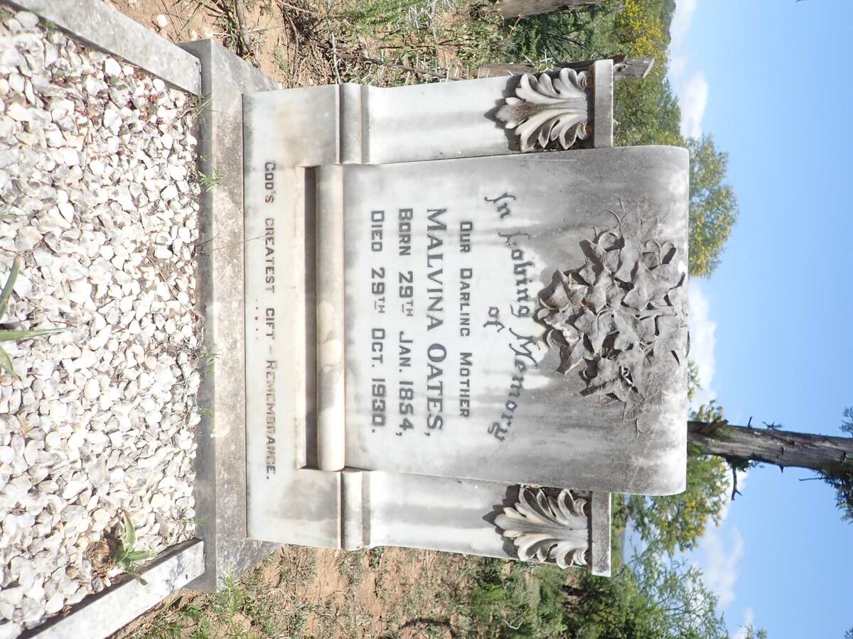 OATES Malvina 1854-1930