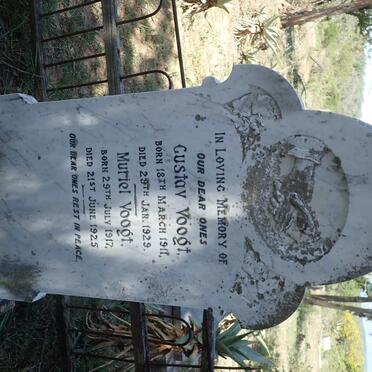 VOOGT Gustav 1911-1929 :: VOOGT Muriel 1917-1925