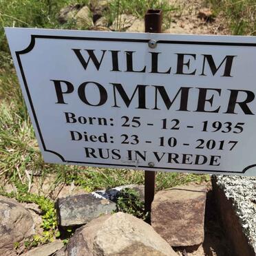 POMMER Willem 1935-2017