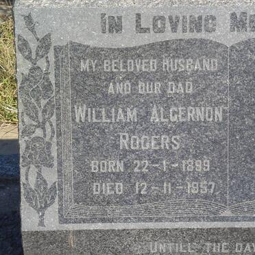 ROGERS William Algernon 1899-1957