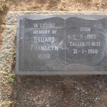 MOIR Stuart Franklyn 1905-1960