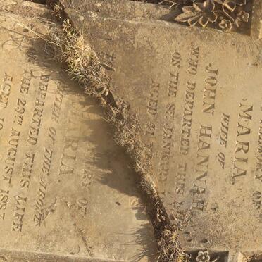 HANNAH Maria -1864 :: HANNAH Maria -1883