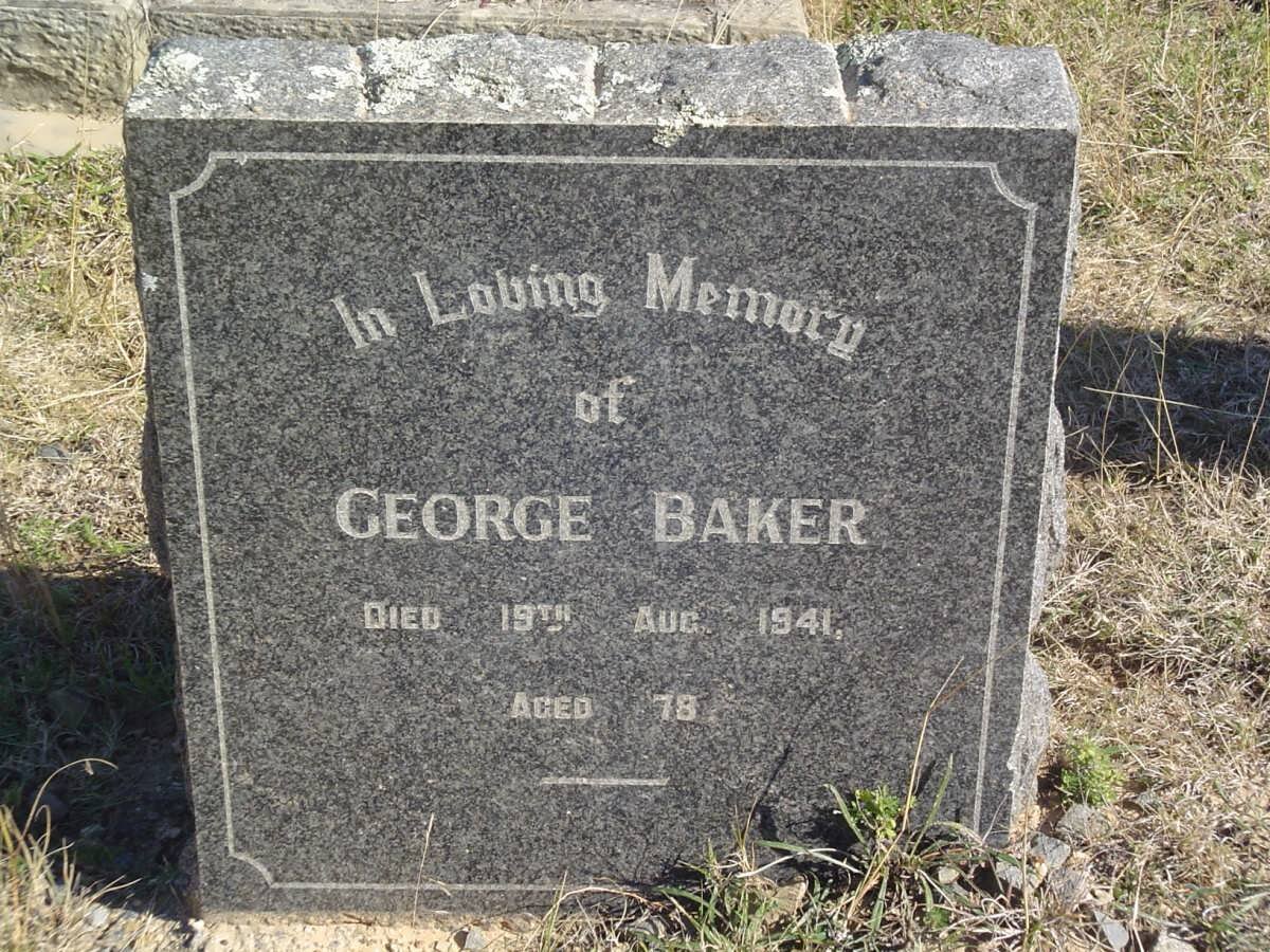 BAKER George -1941