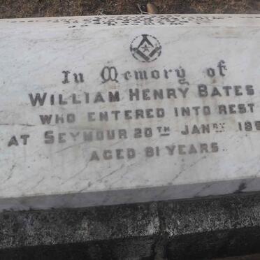 BATES William Henry -1898 &amp; Catherine -1868