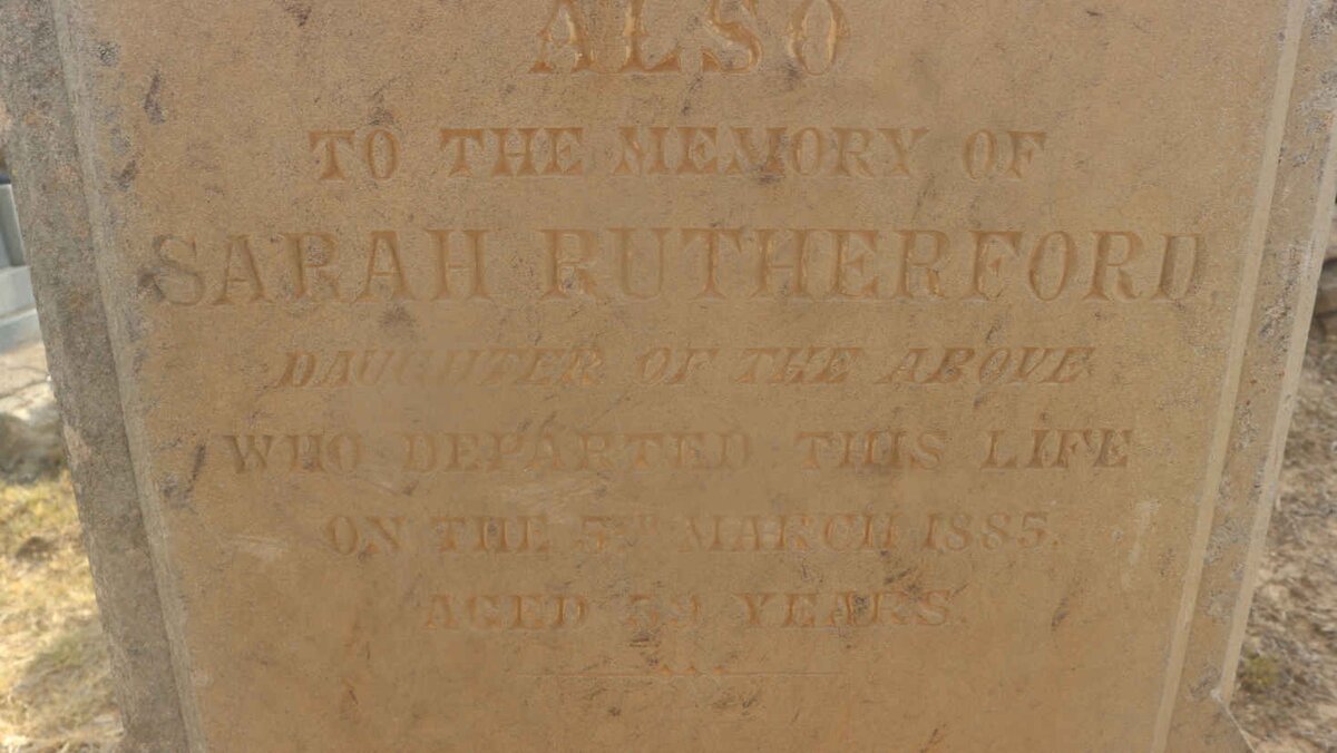 HANNAH John -1866 :: RUTHERFORD Sarah -1885