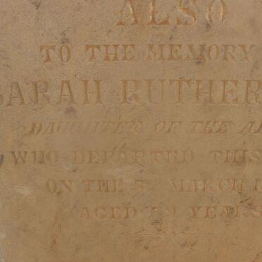 HANNAH John -1866 :: RUTHERFORD Sarah -1885