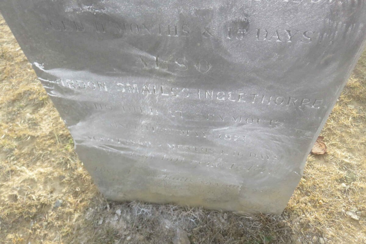 INGLETHORPE Edward James -1867 :: INGLETHORPE Gordon Smailes -1871