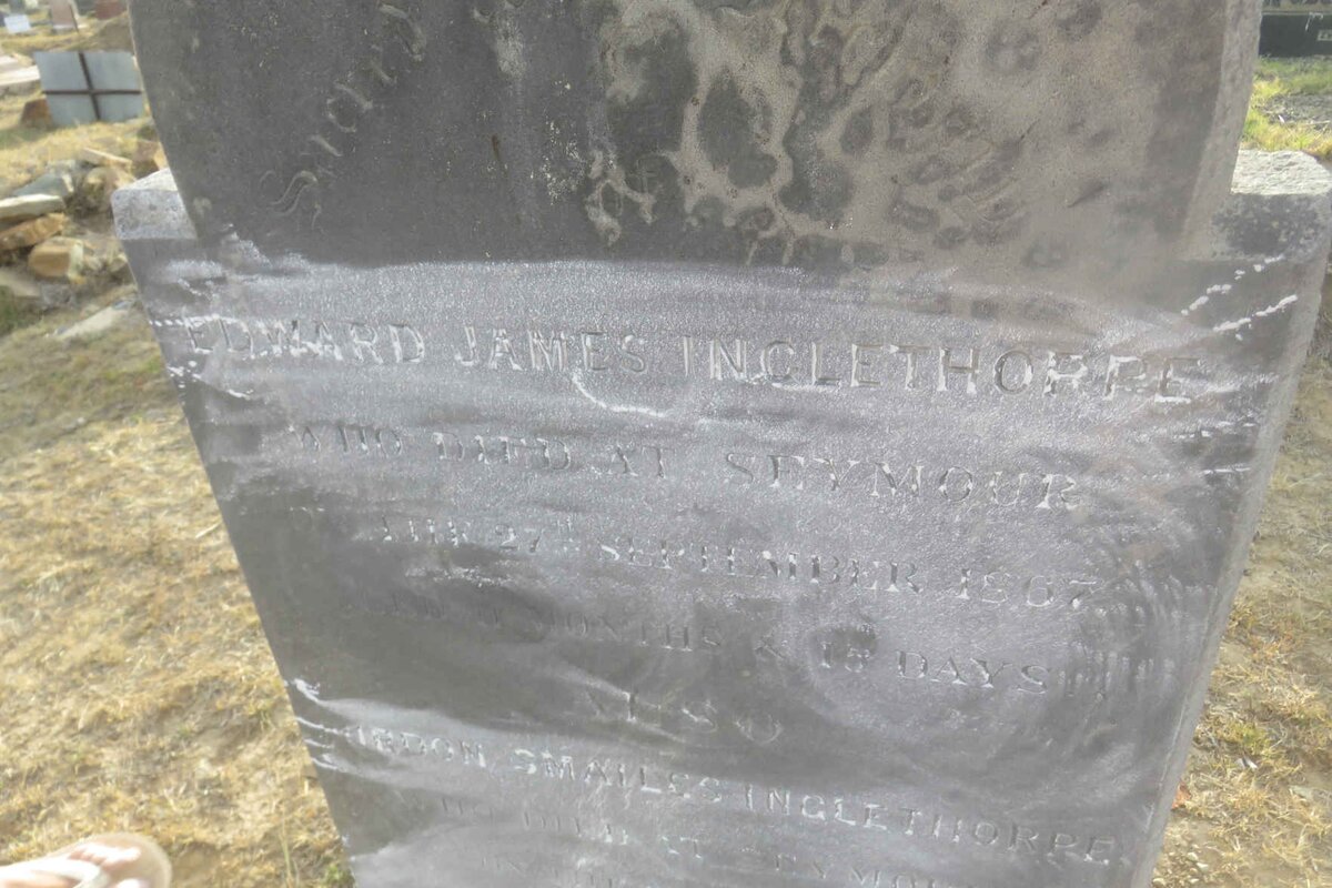 INGLETHORPE Edward James -1867 :: INGLETHORPE Gordon Smailes -1871