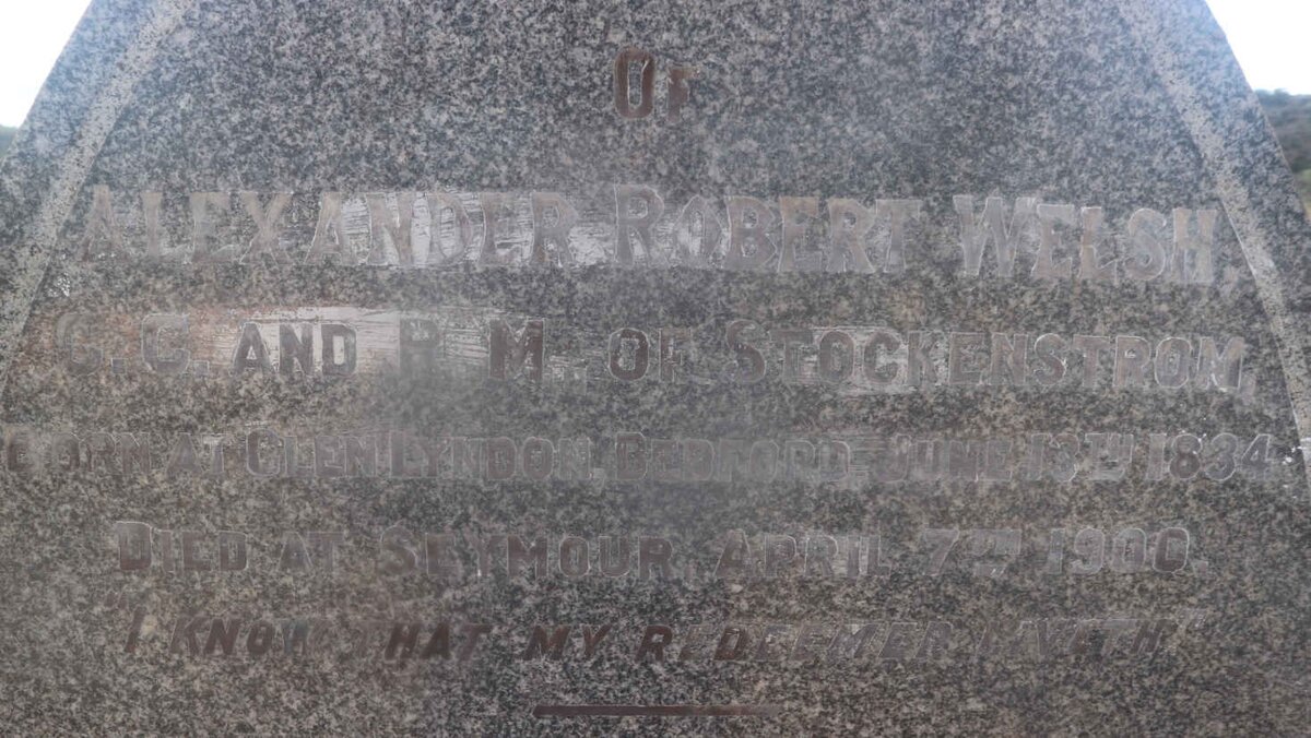 WELSH Alexander Robert 1834-1900