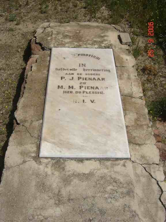 PIENAAR P.J. &amp; M.M. DU PLESSIS