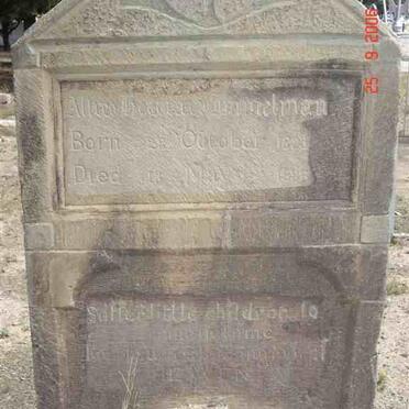 IMMELMAN Allan Howard 1883-1888