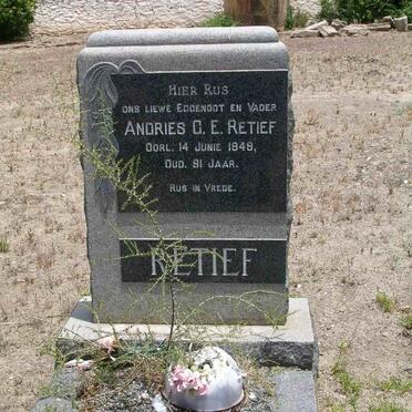 RETIEF Andries G.E.  -1948