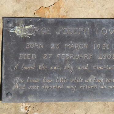 LOW George Joseph 1931-2005