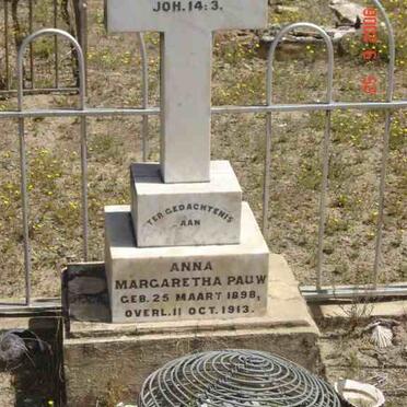 PAUW Anna Margaretha 1898-1913