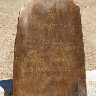 MARAIS Magrietha Elizabeth nee STRYDOM 1855-1917