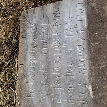 KING Elisha George 1893-1950