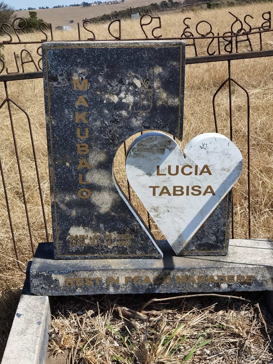 MAKUBALO Lucia Tabisa 1959-1992