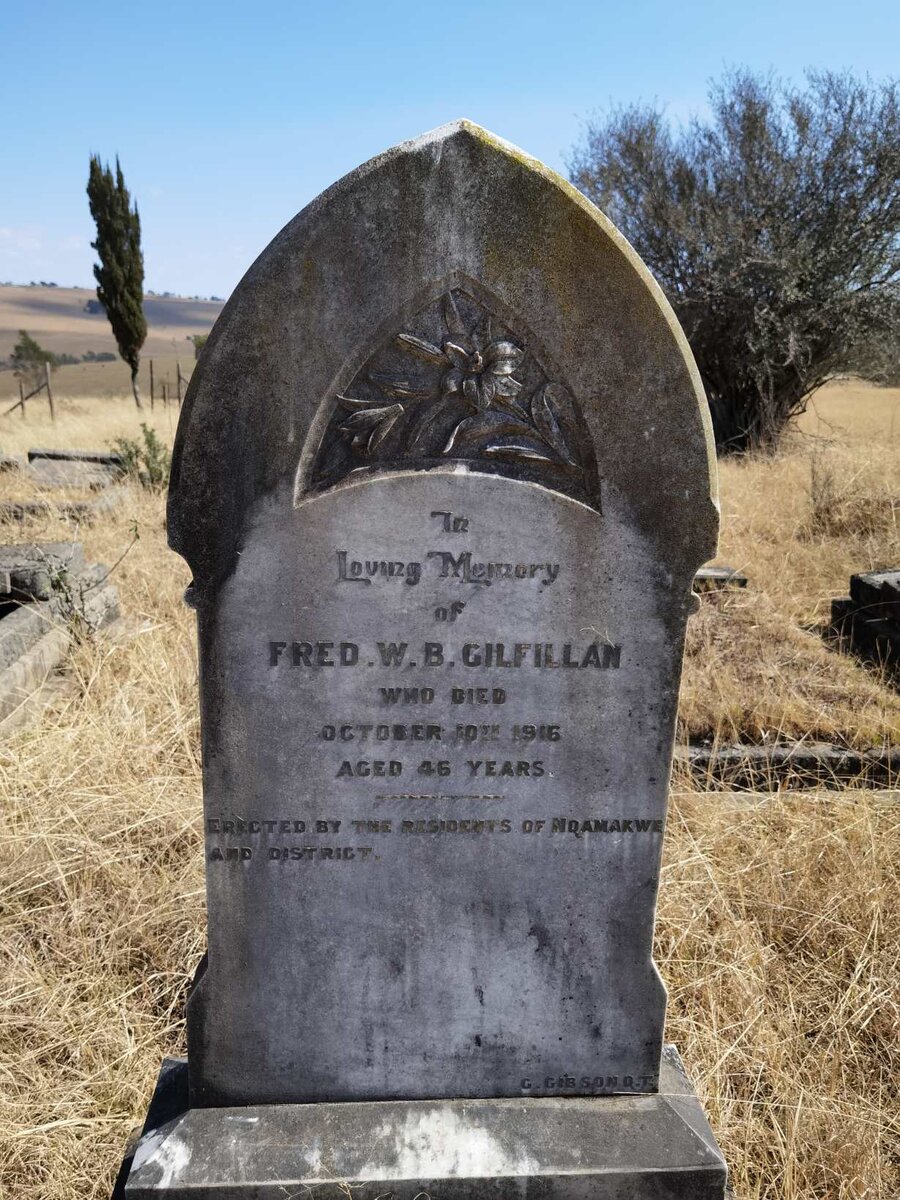 GILFILLAN Fred W.B. -1916