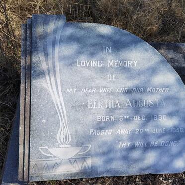 HALL Bertha Augusta 1898-1956