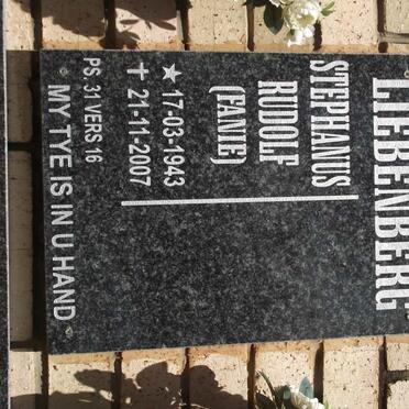 LIEBENBERG Stephanus Rudolph 1943-2007