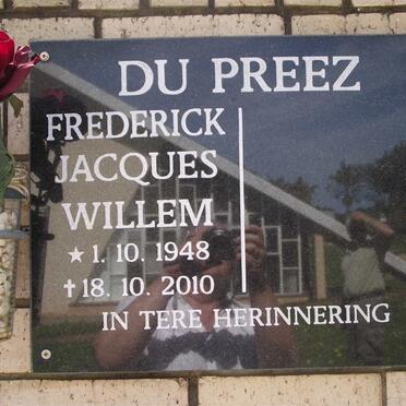 PREEZ Jacques Willem, du 1948-2010
