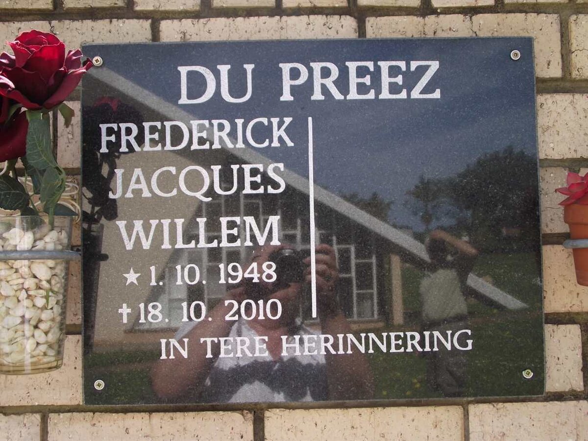 PREEZ Jacques Willem, du 1948-2010