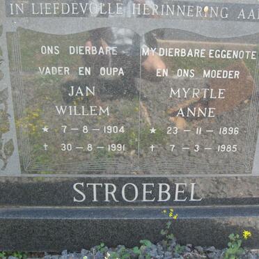 STROEBEL Jan Willem 1904-1991 &amp; Myrtle Anne 1896-1985