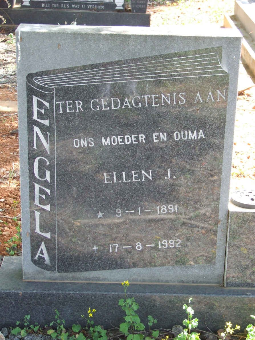 ENGELA Ellen J.1891-1992