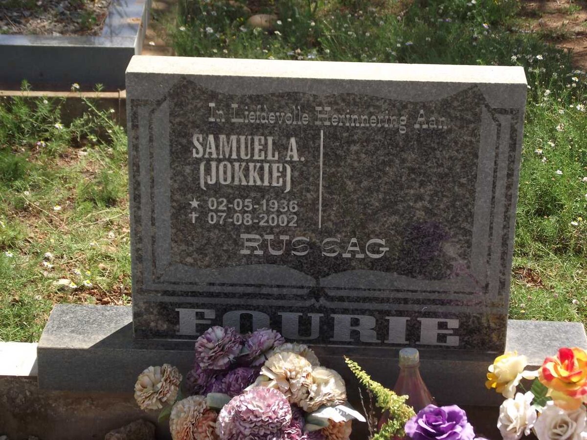 FOURIE Samuel A. 1936-2002