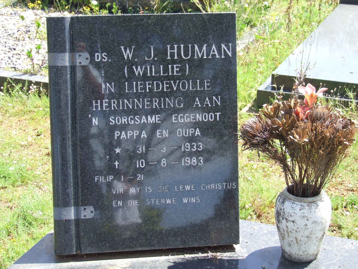 HUMAN W.J. 1933-1983