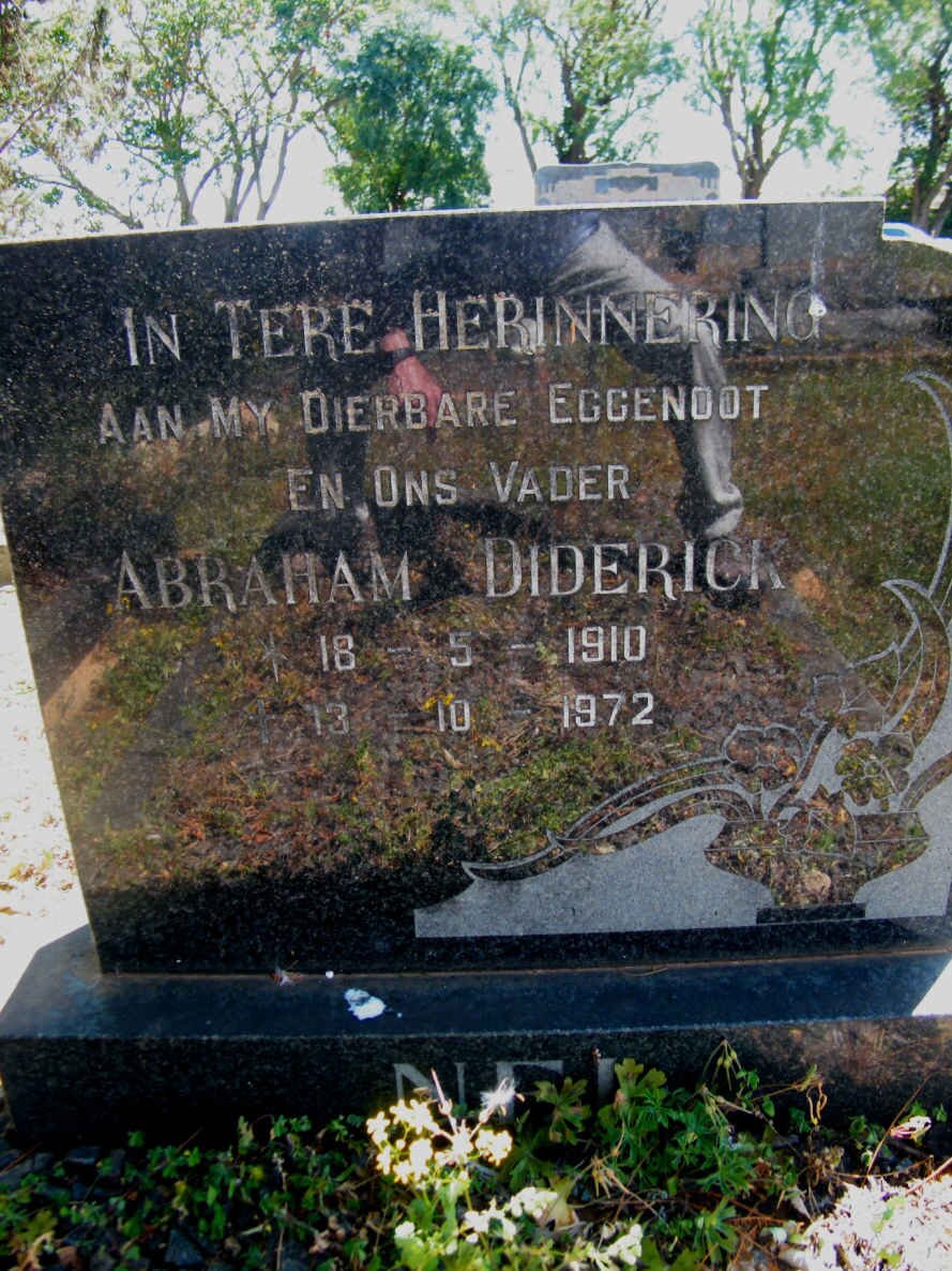 NEL Abraham Diderick 1910-1972