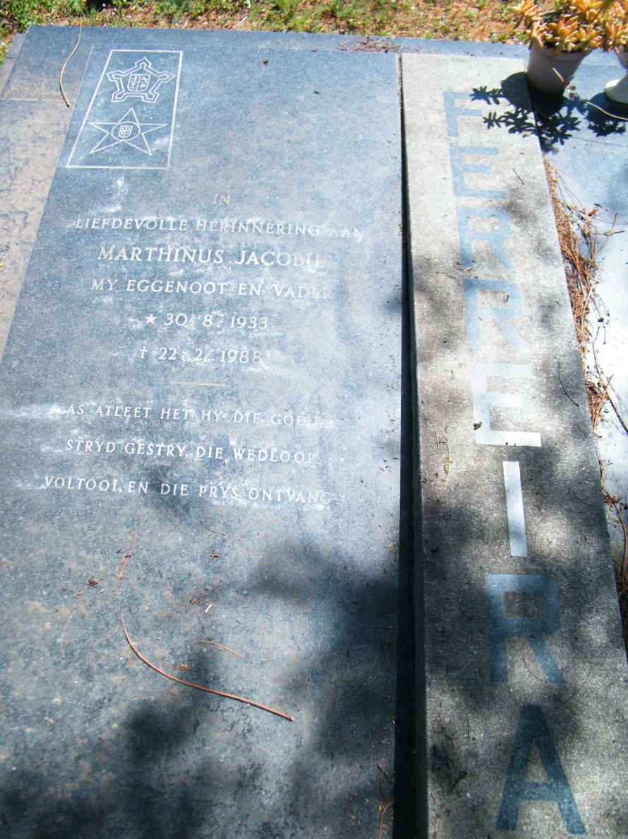 FERREIRA Marthinus Jacobus 1933-1988