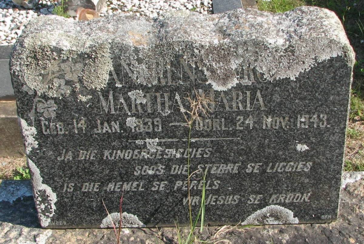 RENSBURG Martha Maria, van 1939-1943