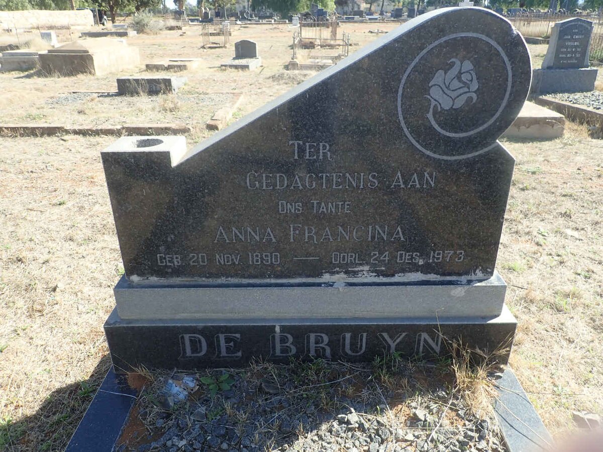 BRUYN Anna Francina, de 1890-1973