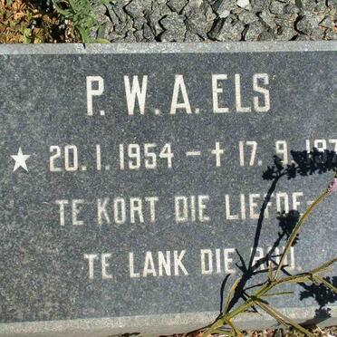 ELS P.W.A. 1954-1976