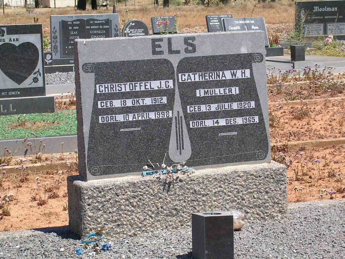 ELS Christoffel J.C. 1912-1998 &amp; Catherina W.H. MULLER 1920-1965