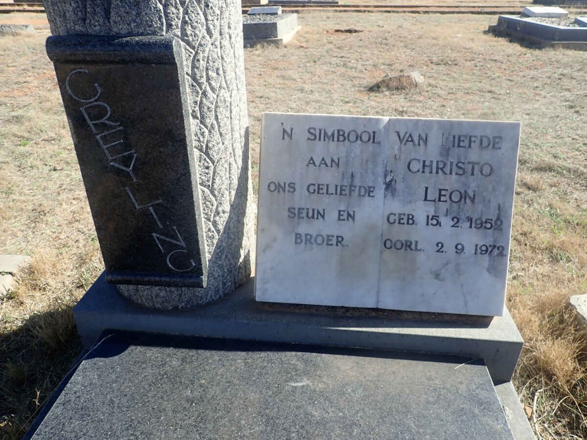 GREYLING Christo Leon 1952-1972