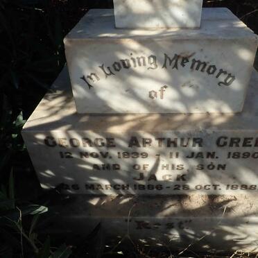 GREEN George Arthur 1839-1890 :: GREEN Jack 1886-1888