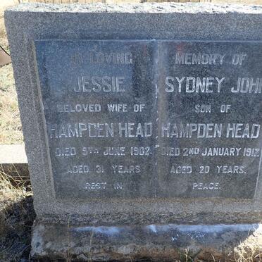 HEAD Jessie -1902 :: HEAD Sydney John -1917