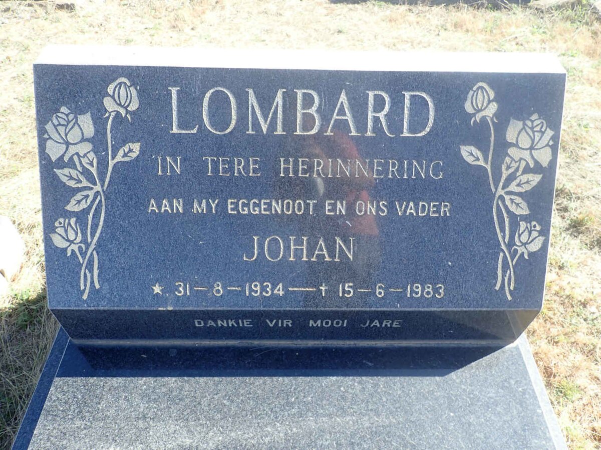 LOMBARD Johan 1934-1983