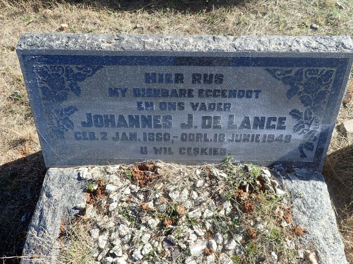 LANGE Johannes J., de 1860-1948