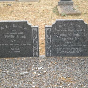 NEL Phillip Jacob 1881-19?? &amp; Johanna Wilhelmina Magretha ELS 1879-1947