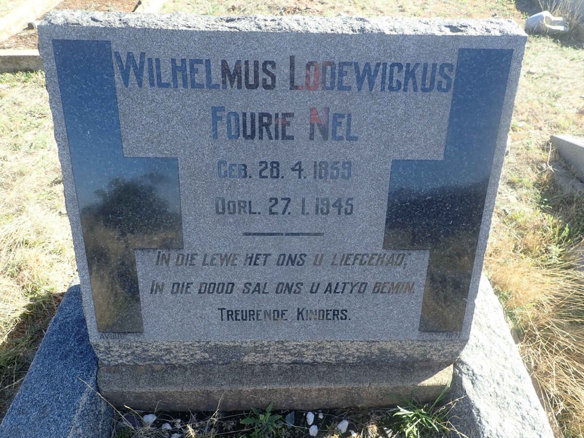 NEL Wilhelmus Lodewickus Fourie 1859-1945