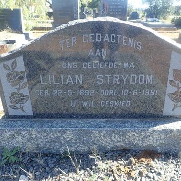 STRYDOM Lilian 1892-1981