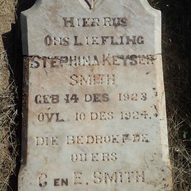 SMITH Stephina Keyser 1923-1924