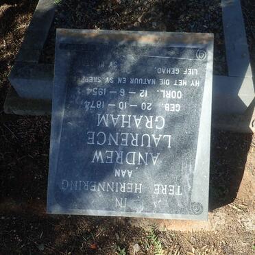 ? Andrew Laurence Graham 1874-1954