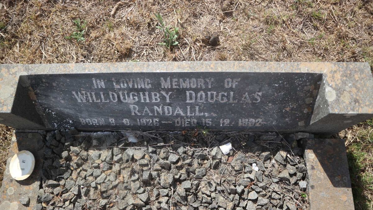 RANDALL Willoughby Douglas 1926-1962