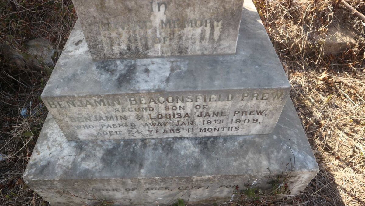 PREW Benjamin Beaconsfield -1909