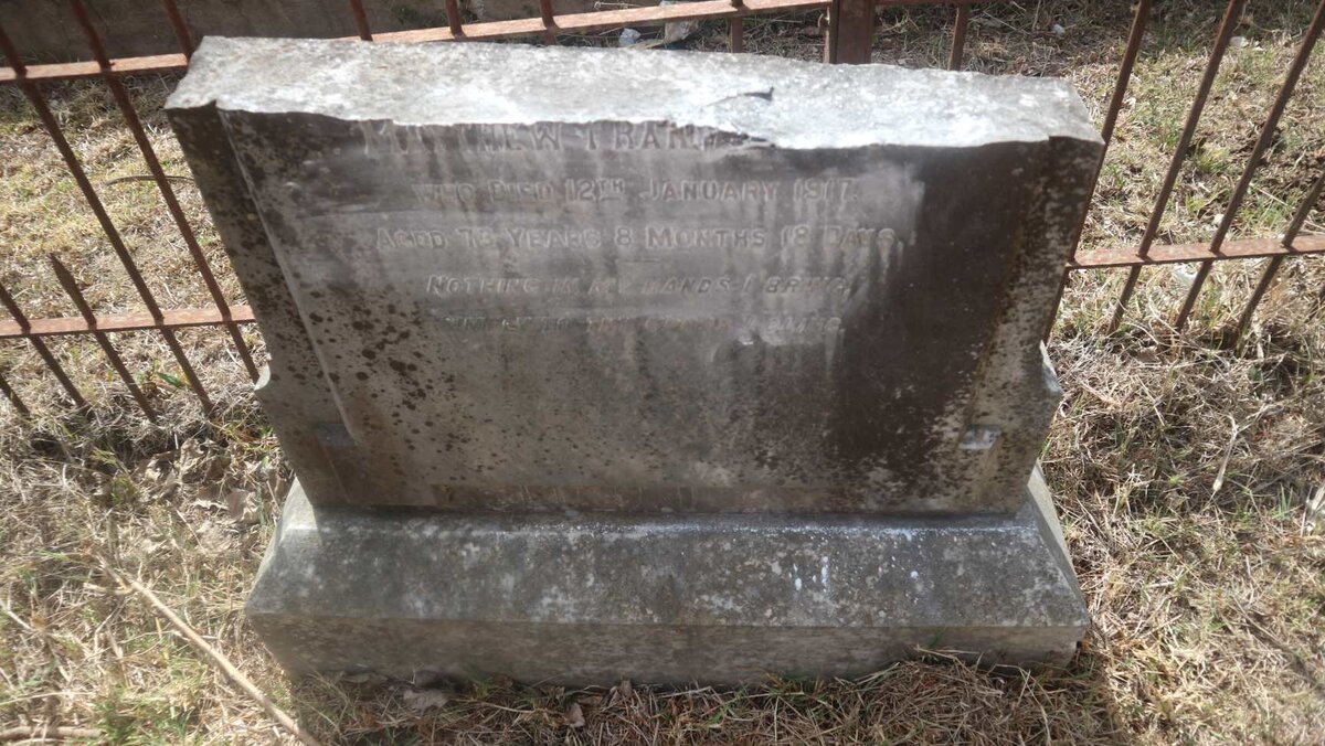 RANDALL Matthew T. -1917